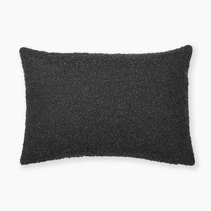 The black Onyx Lumbar pillow cover from Colin + Finn