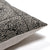 Upper corner of Anderson pillow cover from Colin and Finn with white background and showing natural ivory backing.