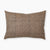 Brown lumbar pillow with white flowers - the Emery Lumbar Pillow Cover from Colin + Finn 