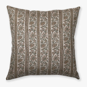Beige floral pillow - the Isabelle pillow cover from Colin + Finn