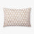 White & beige feathered texture lumbar pillow - the Jade Lumbar from Colin + Finn