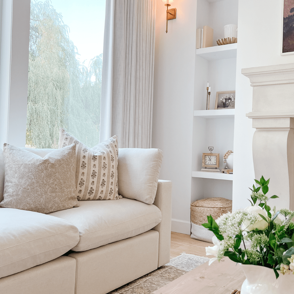 White sofa pillow sales ideas