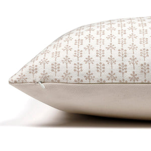 Discover the craftsmanship of Colin and Finn with their Odette Pillow Cover, showcasing intricate details and a seamless invisible zipper.
