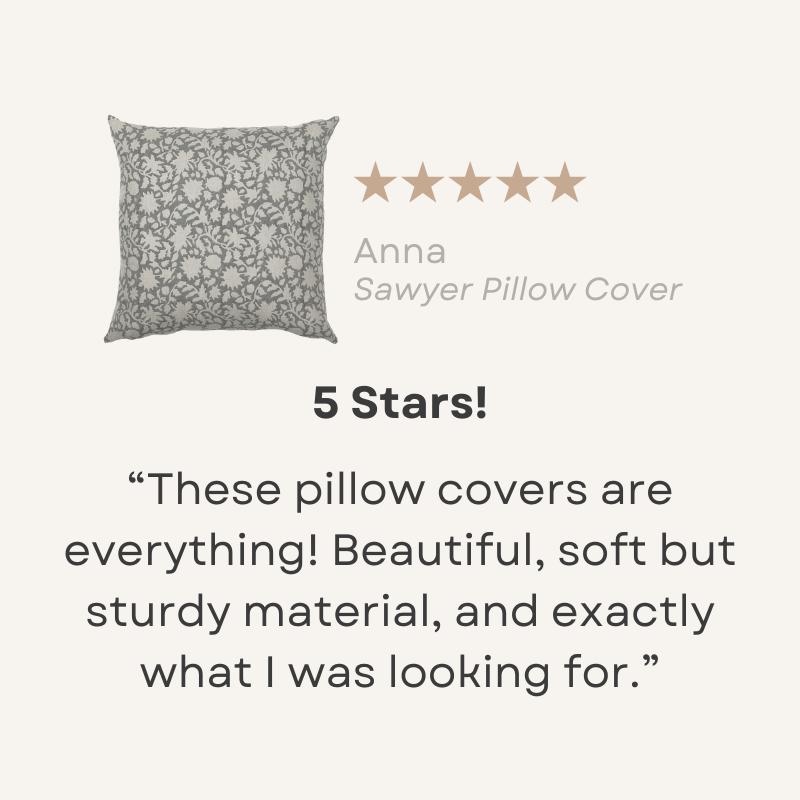 Sawyer pillow cover is beautiful and soft. 5 stars!