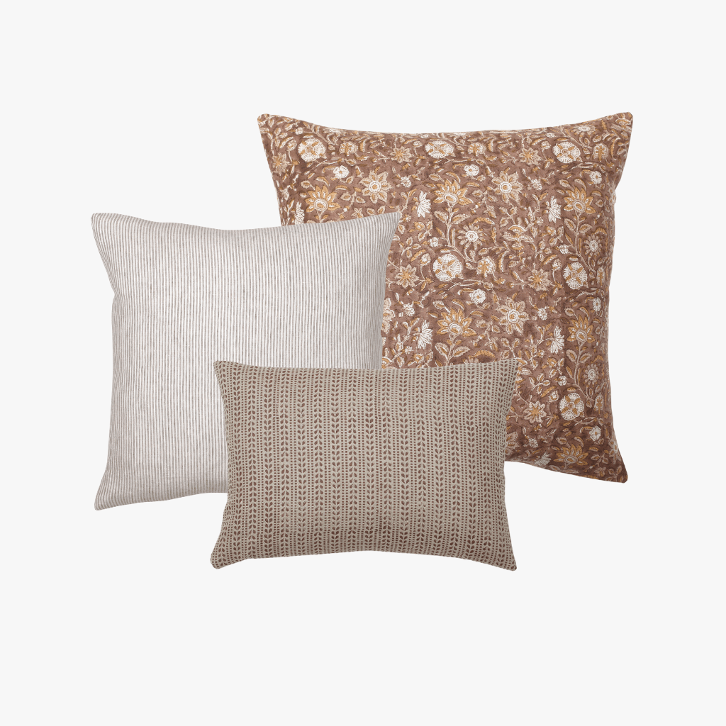 Stevie pillow combination from Colin and Finn