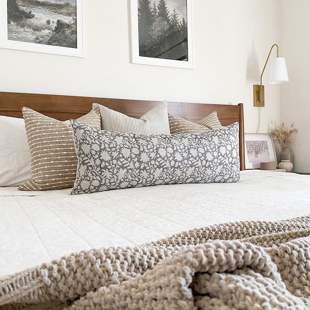 4 Ways to Decorate with Lumbar Pillows - Linen and Ivory