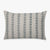 Blaine pillow cover from Colin and Finn. Flax color linen with blue-grey chevron arrows