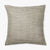 Harrison pillow cover from Colin and Finn features an offset stripe in a brown and beige color.