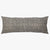 Madison extra long lumbar pillow cover with a hand-block print on heavyweight linen