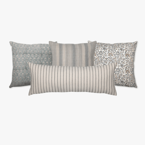 Pearl pillow combination on a white background.