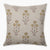 Remington pillow cover from Colin and Finn showing floral block print on natural linen.