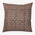 Serena pillow cover from Colin and Finn that is a natural linen and rustic red block print