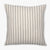 Winston pillow cover from Colin and Finn with black vertical threaded lines.